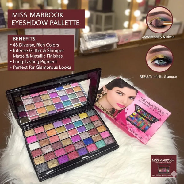 48-Color Eyeshadow Palette