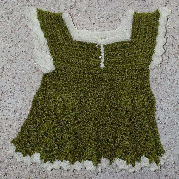 Vibrant  Green, Mehron Crochet Baby Shower Gift Set
