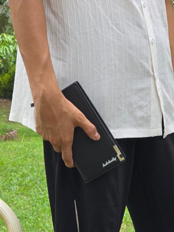 Men's Balebaily Long Wallet With Free Card Holder, (Buy 1 Get 1 Free)