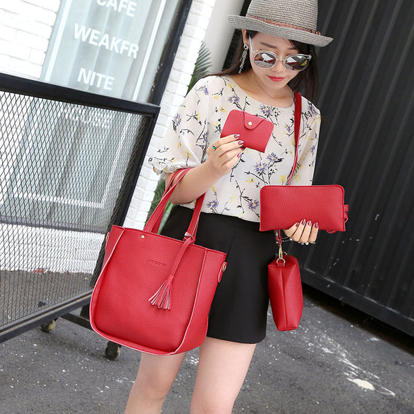 4 PCs Set Women Bag